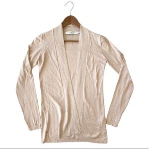 Blush Contemporaine Minimalist Open Cardigan
